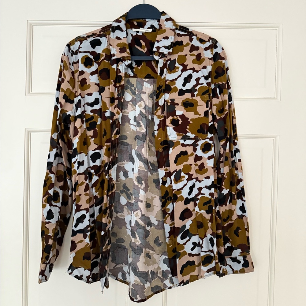 Camouflage Button Down Shirt